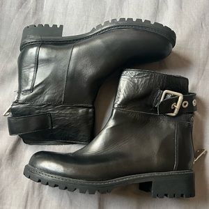 Zara Authentic Leather Boots ~ size 8